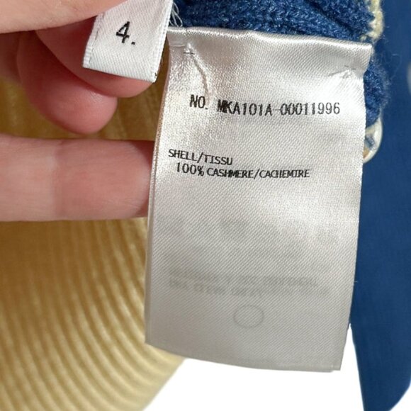 Thom Browne Multicolour Yellow Red Blue Ribbed Cashmere Sweater - Picture 9 of 10